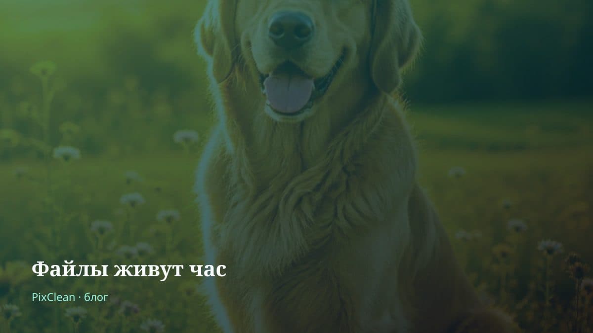 Иллюстрация короткого хранения файлов